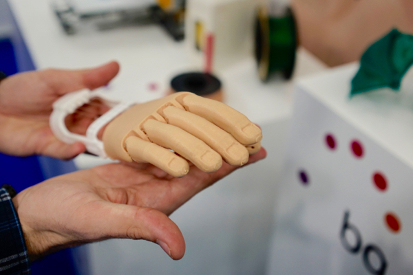 Prototipo de prótesis fabricada con impresión 3D